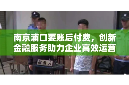 南京浦口要账后付费，创新金融服务助力企业高效运营