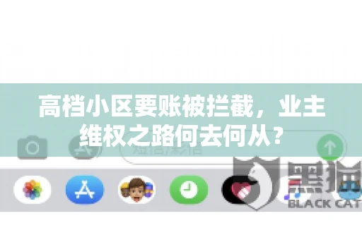 高档小区要账被拦截，业主维权之路何去何从？