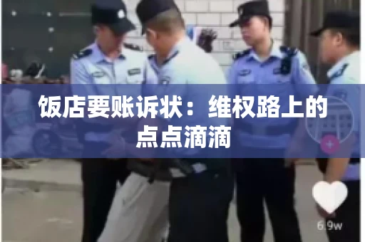 饭店要账诉状：维权路上的点点滴滴
