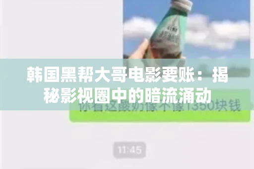 韩国黑帮大哥电影要账：揭秘影视圈中的暗流涌动