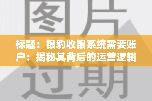 标题：银豹收银系统需要账户：揭秘其背后的运营逻辑