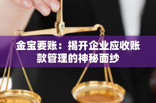 金宝要账:揭开企业应收账款管理的神秘面纱 金宝要账:揭开企业应收账款管理的神秘面纱